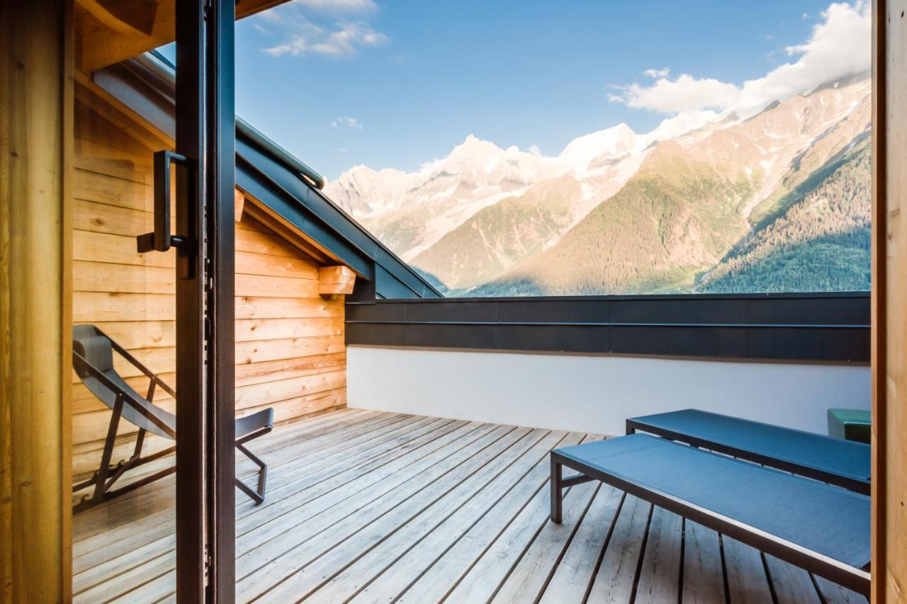 Le Chalet Mont Blanc Les Houches Eksteriør bilde