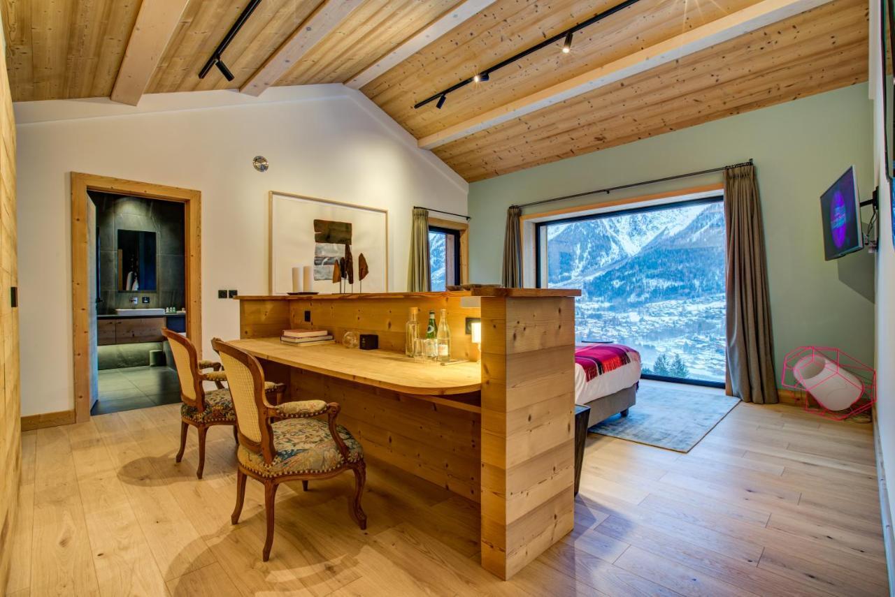 Le Chalet Mont Blanc Les Houches Eksteriør bilde